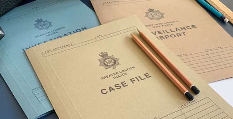 Documents and evidence files relating to a UK grooming gang cases investigation